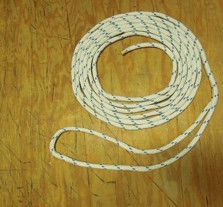 Polyester Rope ( 14mm diameter ) Spliced Premium Quality Double-Braided Dock Line. Length 8m (26')